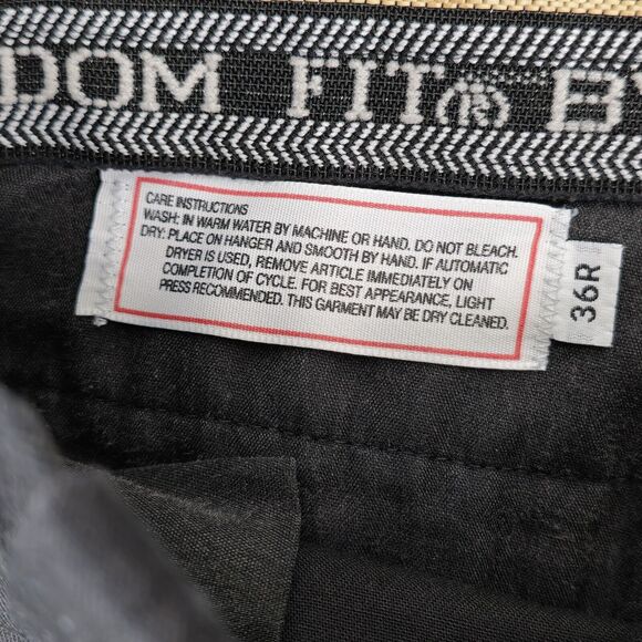 Fechheimer Freedom Fit Black Uniform Pants Mens 36R Measured 34x32.5 - Picture 6 of 9
